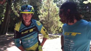 Anneke end of stage 6 - Exit Trail