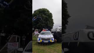 BACKFLIPPING OVER A POLICE CAR!!! #shorts #mtb