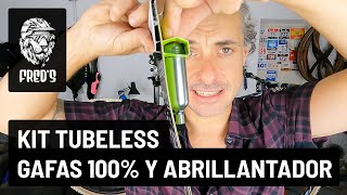 Kit Reparación Tubeless, Gafas Hyperglide y...