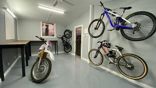 Shed Update 3 -  Building a Work Bench, Bike...