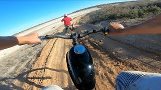Riding a Motorised Bike on Motorbike Tracks