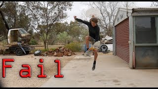 Trying Basic Skateboard Tricks