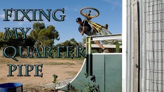Rebuilding My Quarter Pipe and Fixing My Ute