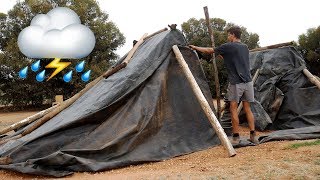 Preparing My Dirt Jumps For The STORM