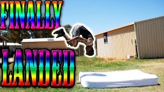 Front Flip Progression (On The Ground) Part 2
