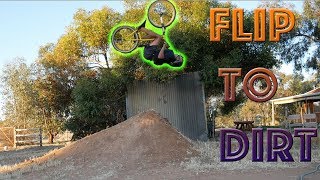 Trying a Backflip to Dirt