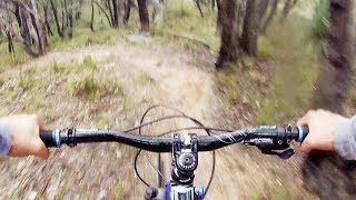 Riding Fun MTB Trails In The Rain - Anglesea...