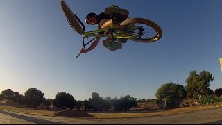 MTB Rider On A BMX