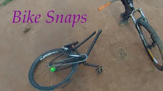 MTB Frame Breaks (Bike Fail)