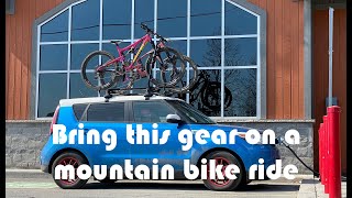 What to bring on a mountain bike ride