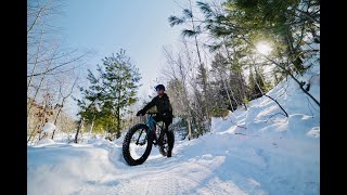 Winter Fatbike fun in Rawdow, Qc - Jacob Berry