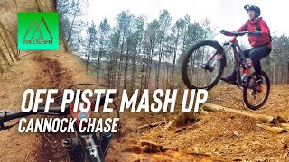 Cannock Chase off piste MTB mash up
