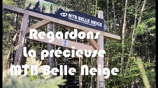 La précieuse de MTB Belle Neige en vélo de...