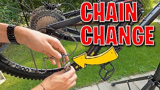 How To Replace A Mountain Bike Chain | Service...
