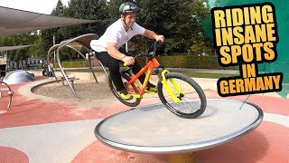RIDING INSANE SPOTS IN GERMANY AND FITTING...