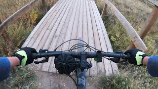 Mountain Biking: Fall colors at Green Pond
