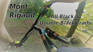 R. Rides Mont Rigaud: All Black & Double...