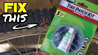 Don't throw that tire away, PATCH a Tubeless...