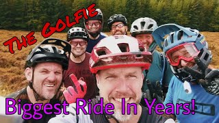 GOLFIE *BIGGEST DAY PEDALLING IN YEARS!*
