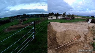 WE BUILT A FENCE AROUND THE JUMPS + FIXING THE...