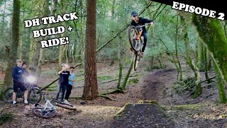 We Build and Ride the New Backyard Downhill...
