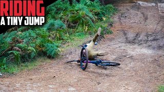 RIDING A REALLY TINY JUMP AND REVEALING MY NEW...