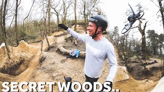 RIDING THESE SECRET MTB TRAILS  ** HUGE SENDS **