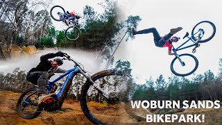WOBURN BIKEPARK IS INSANE! ** TWO BIKES IN ONE...