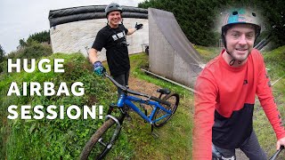 I RODE MATT JONES COMPOUND ** HUGE AIRBAG...