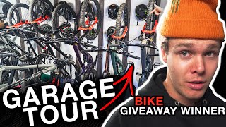 SHOWING ALL MY BIKES AND GIVING AWAY ONE! *...