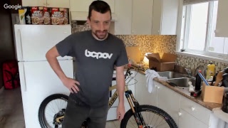 KITCHEN BIKE BUILD - LIVE! | Santa Cruz Nomad!