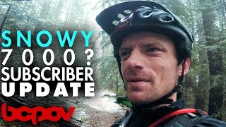 7000 SUBSCRIBERS?! | Snowy North Shore Ride!
