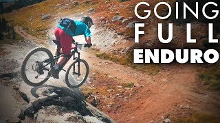 SMASHING BIKES WITH ROCKS | Racing the Enduro...