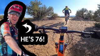 RACING A MOUNTAIN BIKE AGAIN AT AGE 76 | Road...