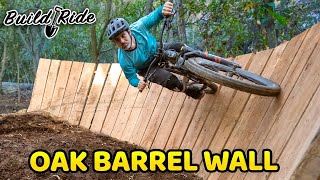 Building and Riding a Fast Curved MTB Wallride!