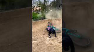 Full Send In LOOSE Berm (Crash) #shorts
