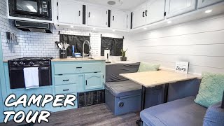 CAMPER TOUR | Modern Travel Trailer Build On A...