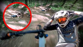 SCARIEST CRASH WE'VE EVER SEEN (HE'S LUCKY)