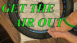 DIY - How To Air Down Your Fat Bike Tires!
