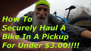 DIY - Securely Haul a Fat Bike in a Pickup For...
