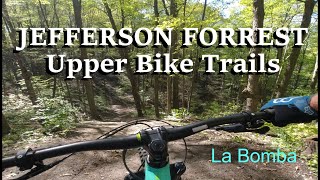 Jefferson Forrest mountain biking - all black...