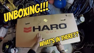 Boxes full of goodies from Haro Bikes!