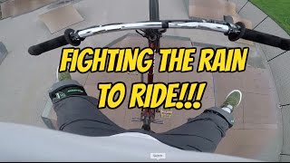 FIGHTING THE RAIN TO RIDE!!! ft. Jameson Nyquist