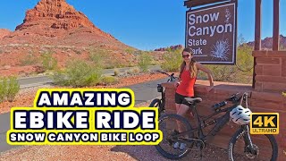 Amazing eBike Ride - Snow Canyon Bike Loop (18...