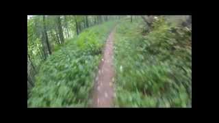 Chris Lazenby riding - Sutton Bank Copper Mine...