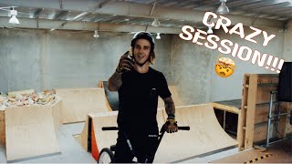 INSANE SESSION AT OUR PRIVATE INDOOR SKATERPARK!! 