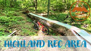 I road myself sick on this trail (Highland Rec...