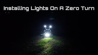 Install LED Headlights On a Zero Turn Mower...