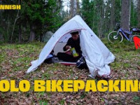 SOLO BIKEPACKING 0ºC . Fall camping in...