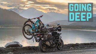 Dream MTB trip through BC: this missing bridge...